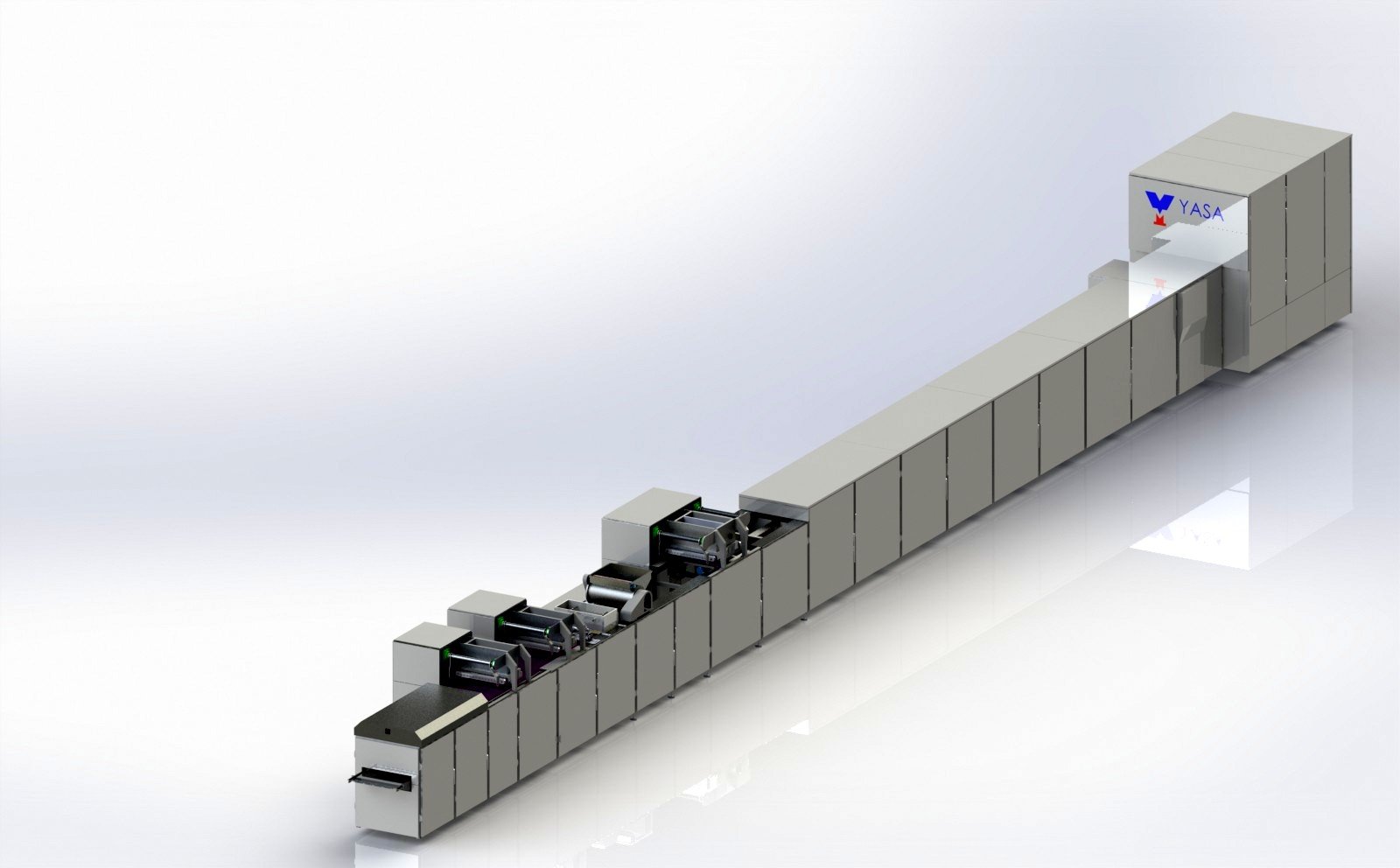 ÜÇ DEPOZİTÖRLÜ TAM OTOMATİK KALIPLAMA MAKİNASI & SOĞUTMA TÜNELİ YS / ODT / 3